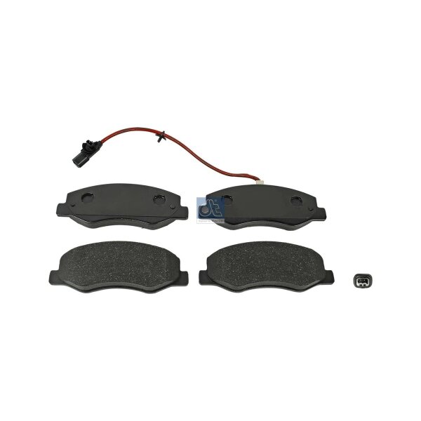 Bremsbelagsatz Scheibenbremse Hinterachse DT SPARE PARTS für u.a. OPEL MOVANO