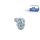 Grease nipple M10 x 1 DIN 71412 B DT SPARE PARTS for RENAULT and others