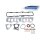 Cylinder Head Gasket Set DT SPARE PARTS for RENAULT LAGUNA and others