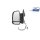 Exterior Mirrors Cab DT SPARE PARTS suitable for e.g. FIAT DUCATO