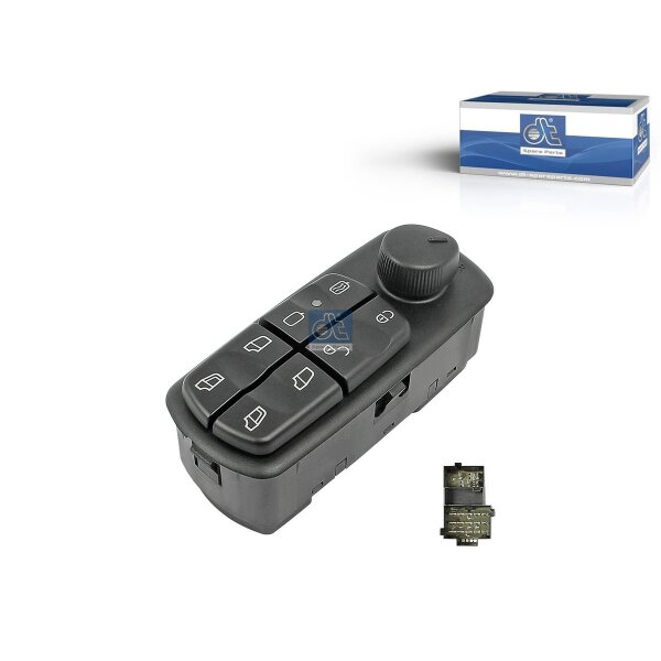 Schalter Fensterheber fahrerseitig DT SPARE PARTS für u.a. MERCEDES-BENZ ATEGO