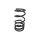 Suspension Spring 370 mm 18 mm DT SPARE PARTS for FORD TRANSIT and others
