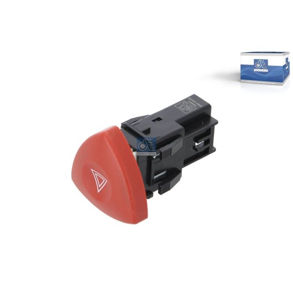 Hazard Warning Switch DT SPARE PARTS suitable for e.g. RENAULT LAGUNA