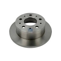 Brake Disc rear axle full Ø 280 mm DT SPARE PARTS...
