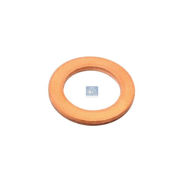 Sealing Ring Ø 6 mm copper 1 mm DT SPARE PARTS suitable for e.g. DAF