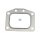 Exhaust manifold gasket in front of turbocharger DT SPARE PARTS for e.g. SCANIA