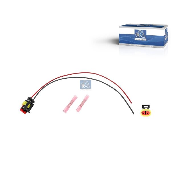 Leitungssatz Flachstecker 250 mm Kabel CuSn Kupfer-Zinn DT SPARE PARTS für FIAT