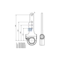 Gestängesteller Bremsanlage manuell DT SPARE PARTS für u.a. SAF