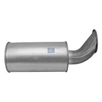 Centre/rear silencer DT SPARE PARTS suitable for e.g....