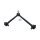 Suspension arm front wishbone commercial vehicle DT SPARE PARTS for IVECO