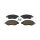 Brake Pad Set Disc Brake front axle DT SPARE PARTS for FORD TRANSIT and others