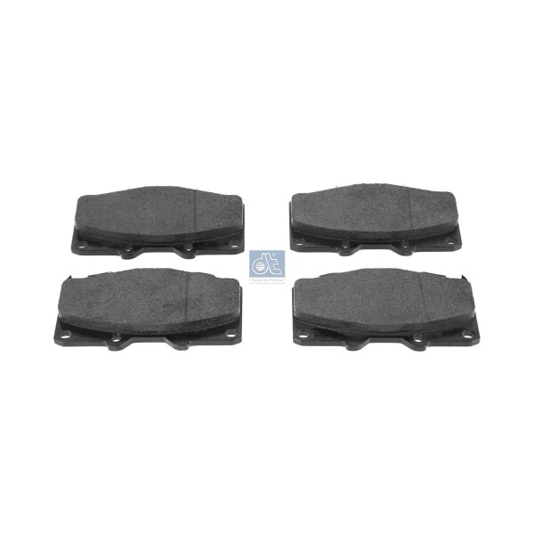 Bremsbelagsatz Scheibenbremse Vorderachse DT SPARE PARTS für u.a. TOYOTA LAND