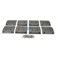 Bremsbelagsatz Trommelbremse 17 mm 220 mm DT SPARE PARTS...