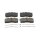 Brake Pad Set Disc Brake rear axle DT SPARE PARTS suitable for e.g. DAF