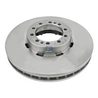 Front ventilated Brake Disc Ø 380 mm DT SPARE...