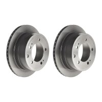 2 brake discs internally ventilated Ø 312 mm 18 mm...
