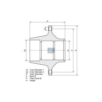 Radnabe Hinterachse DT SPARE PARTS IAM-Expertise passend...