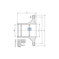 Wheel Hub Rear Axle DT SPARE PARTS IAM-Expertise suitable for MERCEDES-BENZ