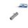 Connector compressed air line DT SPARE PARTS suitable for e.g. SCANIA 4