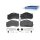 Brake Pad Set Disc Brake rear axle DT SPARE PARTS for e.g. MB ATEGO