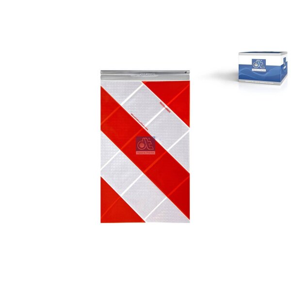 Warnmarkierung 250 x 400 mm Aluminium DT SPARE PARTS für diverse Fahrzeuge
