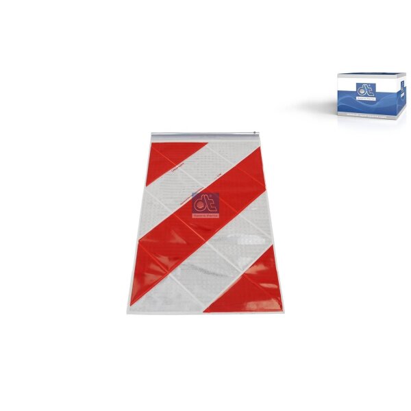 Warnmarkierung 250 x 400 mm Aluminium DT SPARE PARTS für diverse Fahrzeuge