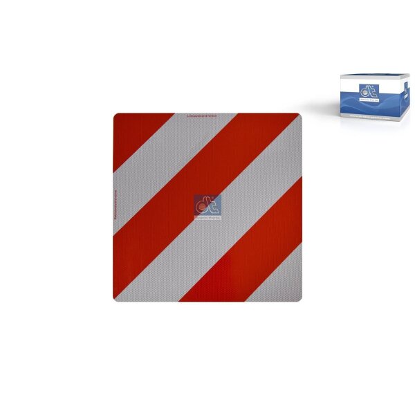 Warning markings 423 x 423 mm steel DT SPARE PARTS for various vehicles