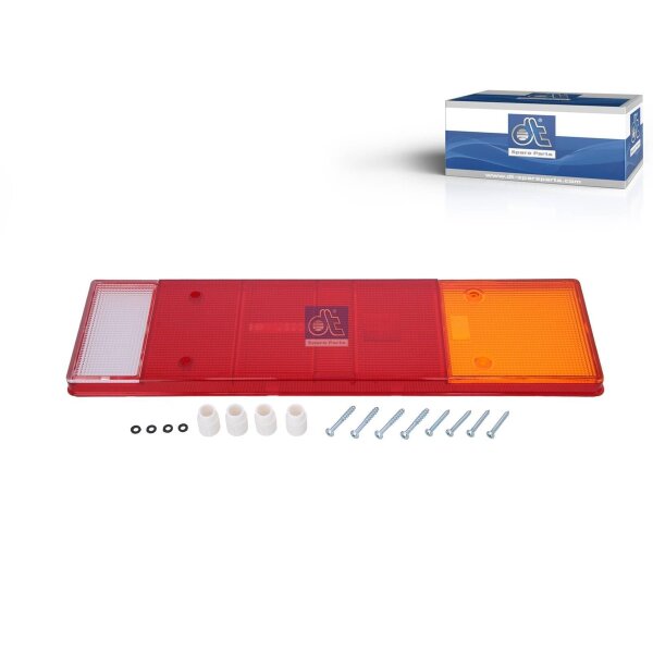 Rear Light Lens left DT SPARE PARTS IAM-Expertise for FRUEHAUF and others