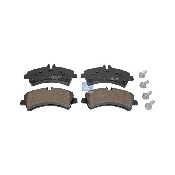 Brake Pad Set Disc Brake rear axle DT SPARE PARTS for e.g. MB SPRINTER