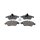 Brake Pad Set Disc Brake front axle DT SPARE PARTS for e.g. MB SPRINTER