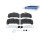 Brake Pad Set Disc Brake rear axle DT SPARE PARTS suitable for e.g. DAF