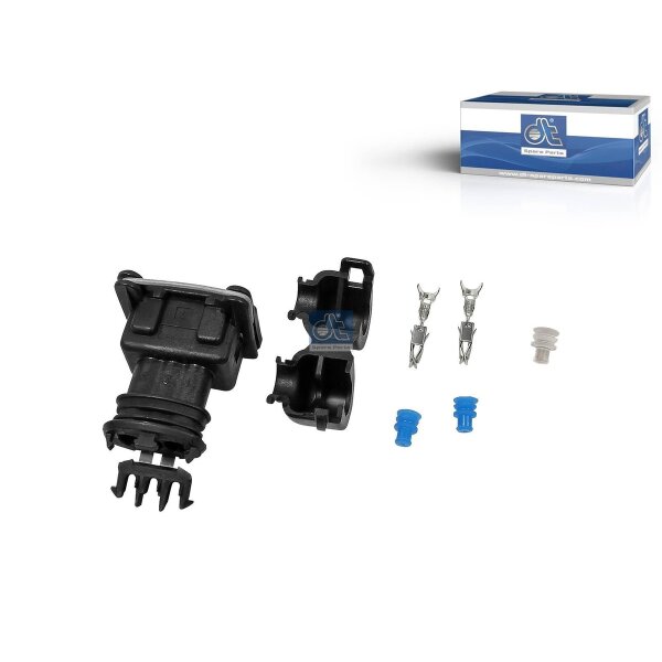 Plug 2-pin DT SPARE PARTS Aftermarket-Expertise suitable for e.g. DAF