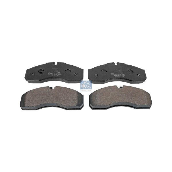 Brake Pad Set Disc Brake front axle DT SPARE PARTS for e.g. MB VARIO