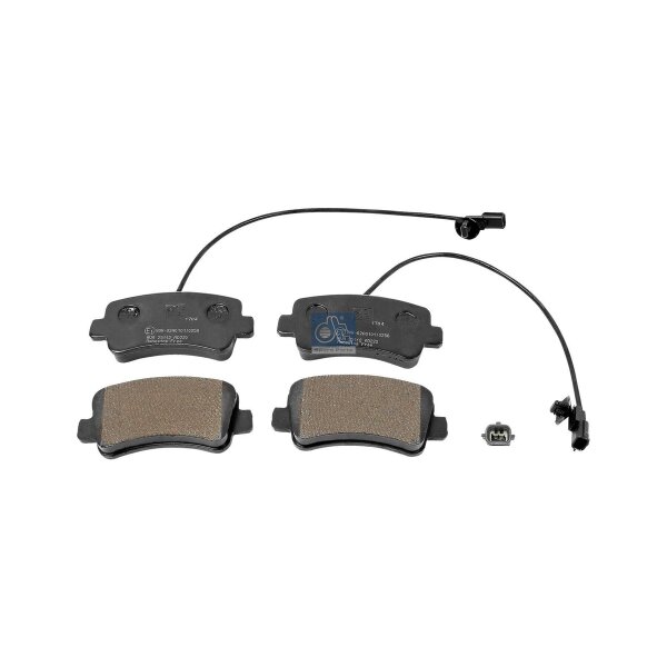 Brake Pad Set Disc Brake rear axle DT SPARE PARTS for e.g. OPEL MOVANO