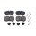 Brake Pad Set Disc Brake rear axle DT SPARE PARTS for IVECO DAILY and others