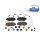 Brake Pad Set Disc Brake front axle DT SPARE PARTS for e.g. MB E-CLASS