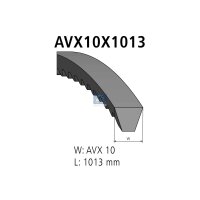 Keilriemen AVX10X1013 1.013 mm 10 mm DT SPARE PARTS...
