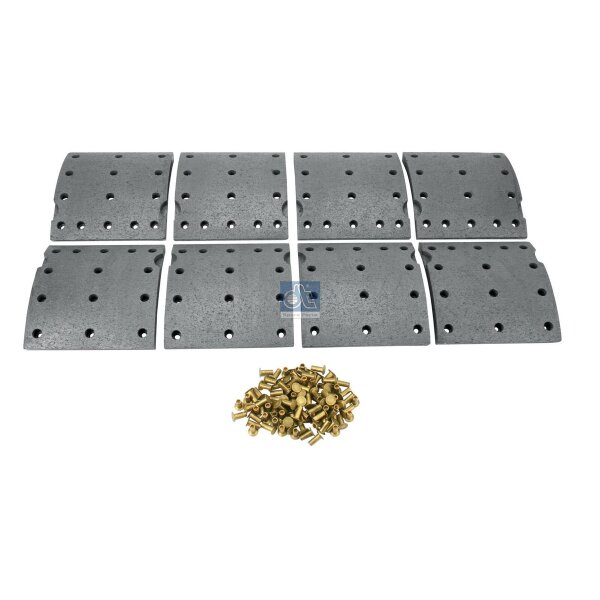 Rear brake pad set 19.4 mm 175 mm DT SPARE PARTS for RENAULT TRUCKS and others