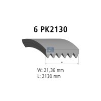 Keilrippenriemen 6PK2130 2.130 mm DT SPARE PARTS für...