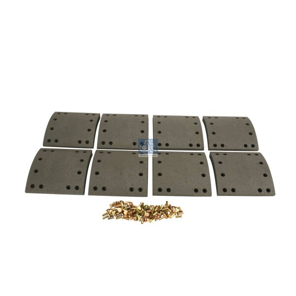 Bremsbelagsatz Trommel hinten 20,7 mm 175 mm DT SPARE PARTS für u.a. DAF 95