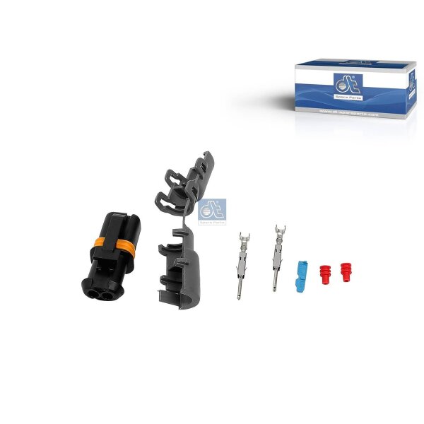 Plug 2-pin DT SPARE PARTS Aftermarket-Expertise suitable for MAN
