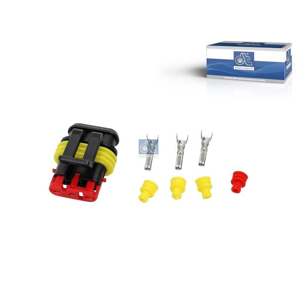 Plug 3-pin DT SPARE PARTS Aftermarket-Expertise suitable for IVECO