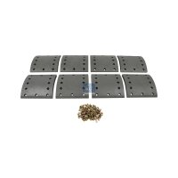 Brake Lining Set Drum Brake 17.8 mm 220 mm DT SPARE PARTS...