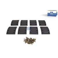 Bremsbelagsatz Trommelbremse Vorderachse 15 mm 140 mm DT...