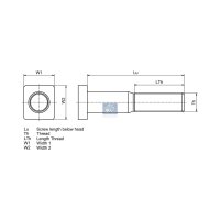 Wheel Studs 7/8 x 11 BSF 10.9 DT SPARE PARTS for e.g....