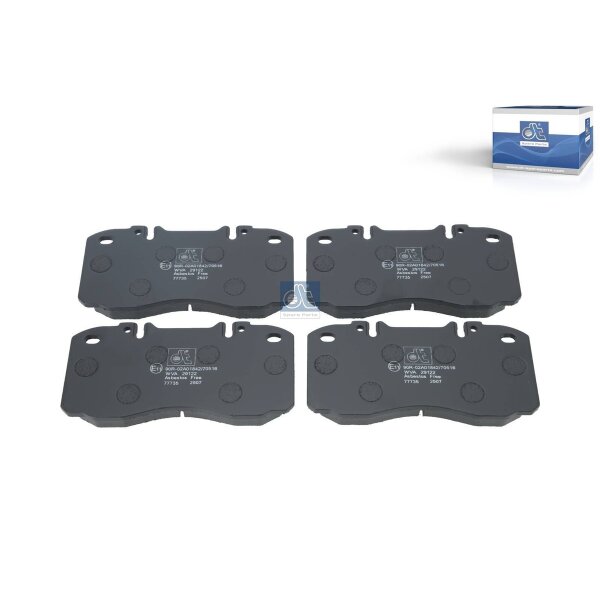 Brake Pad Set Disc Brake front DT SPARE PARTS for IVECO EUROCARGO and others