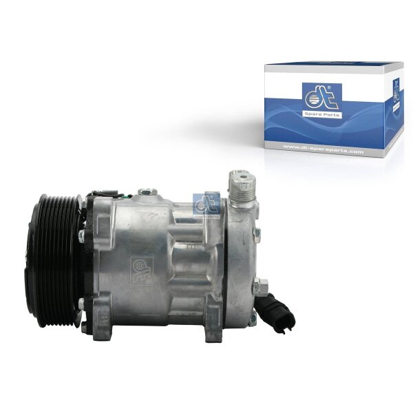 Klimakompressor 24 V Ø 119 mm DT SPARE PARTS passend für u.a. MAN TGA