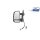 Exterior Mirrors Cab DT SPARE PARTS suitable for e.g. FIAT DUCATO