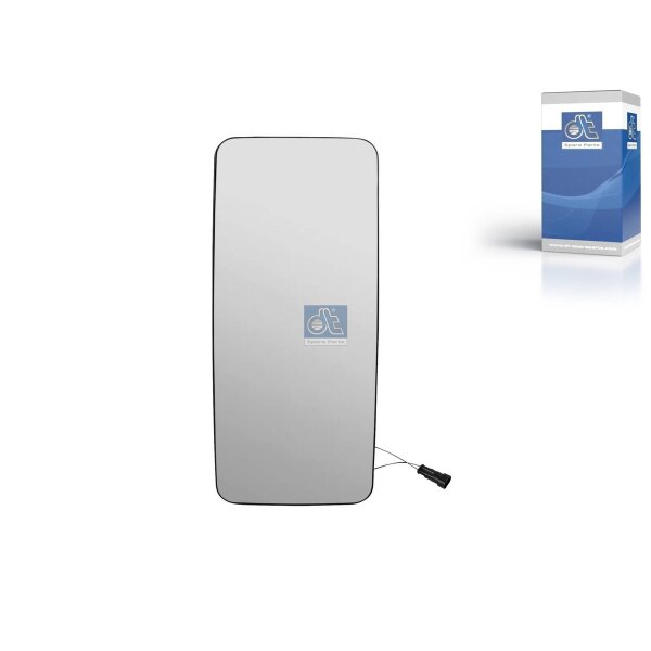 Mirror Glass Exterior Mirror right DT SPARE PARTS for e.g. IVECO EUROTRAKKER