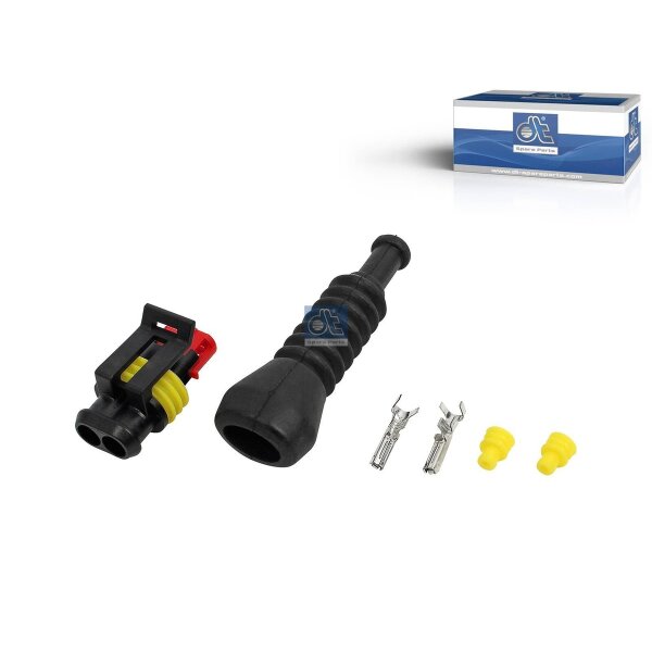 Plug 2-pin DT SPARE PARTS Aftermarket-Expertise suitable for DAF